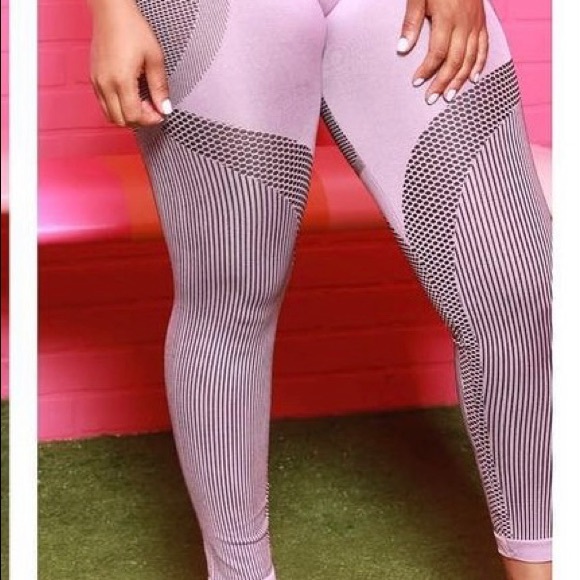 Pink and grey legging fit - Picture 3 of 3